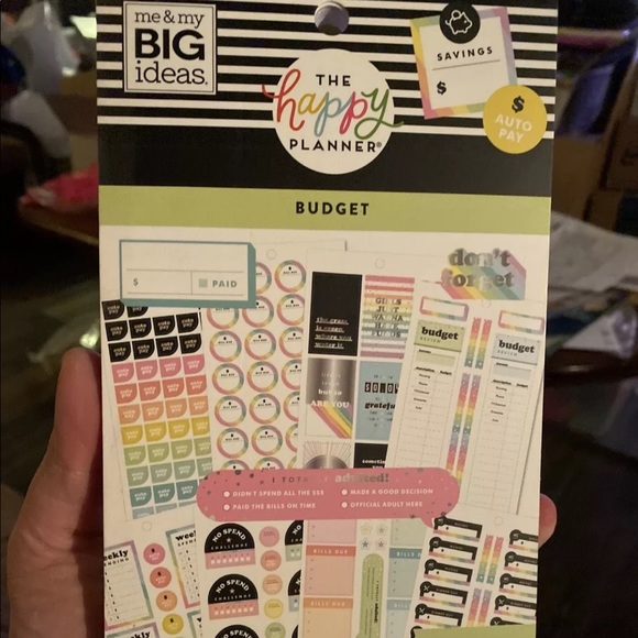 The Happy Planner Other - me & my big ideas The Happy Planner BUDGET SET! Extension Pack & Sticker Book!